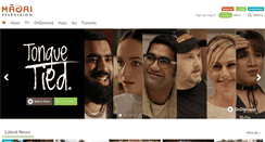 Desktop Screenshot of maoritelevision.com
